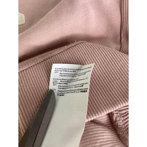 Hugo Boss x Russell Athletic Pink Salmon Pullover Sweatshirt Hoodie Mens Size L - Picture 8 of 13